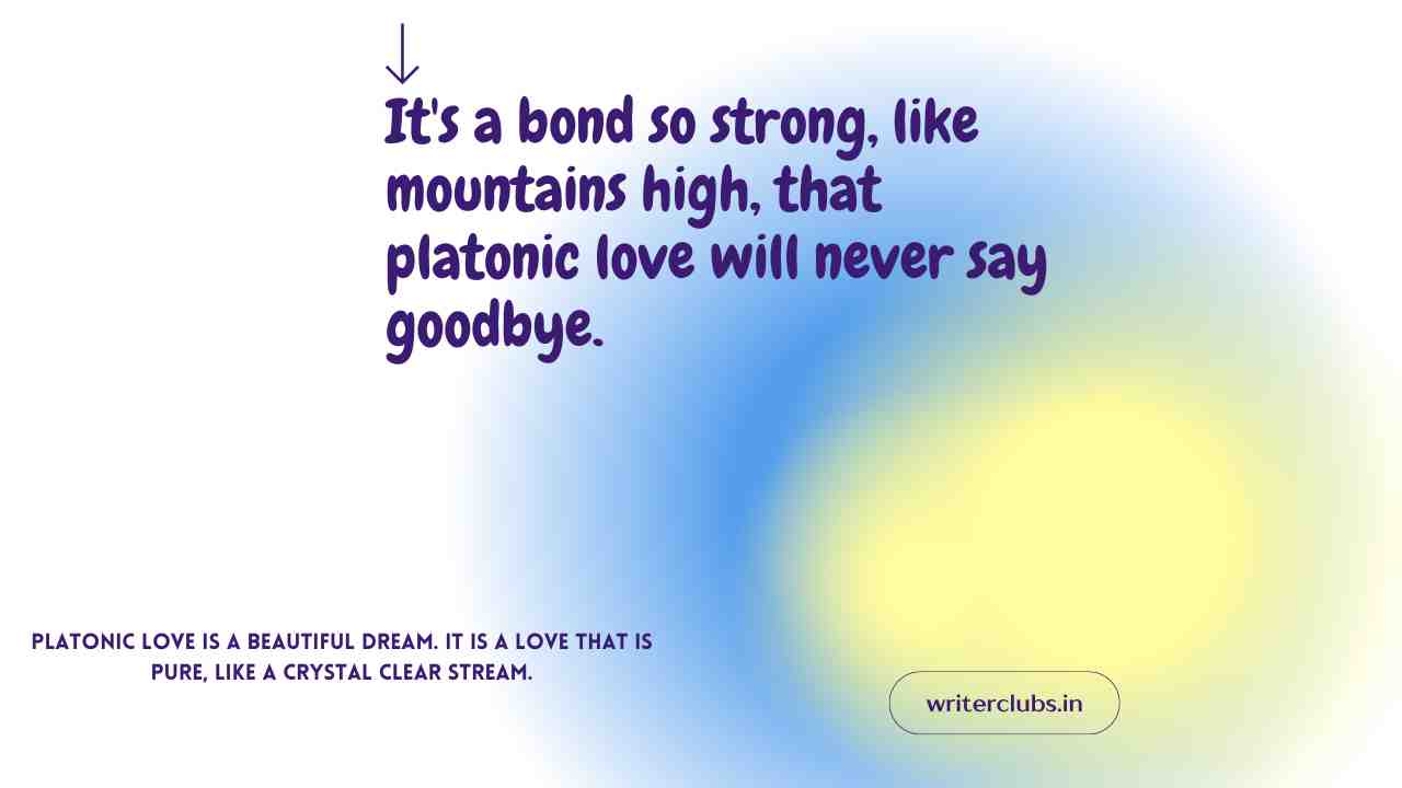 Platonic Love Quotes