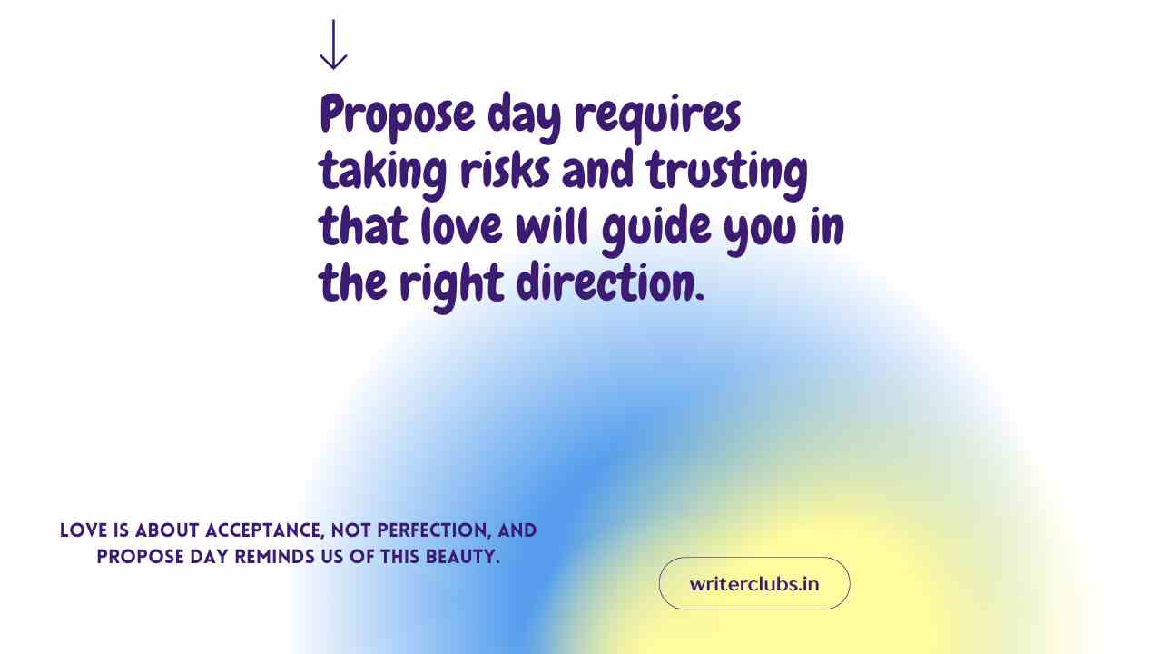 Propose day quotes and captions