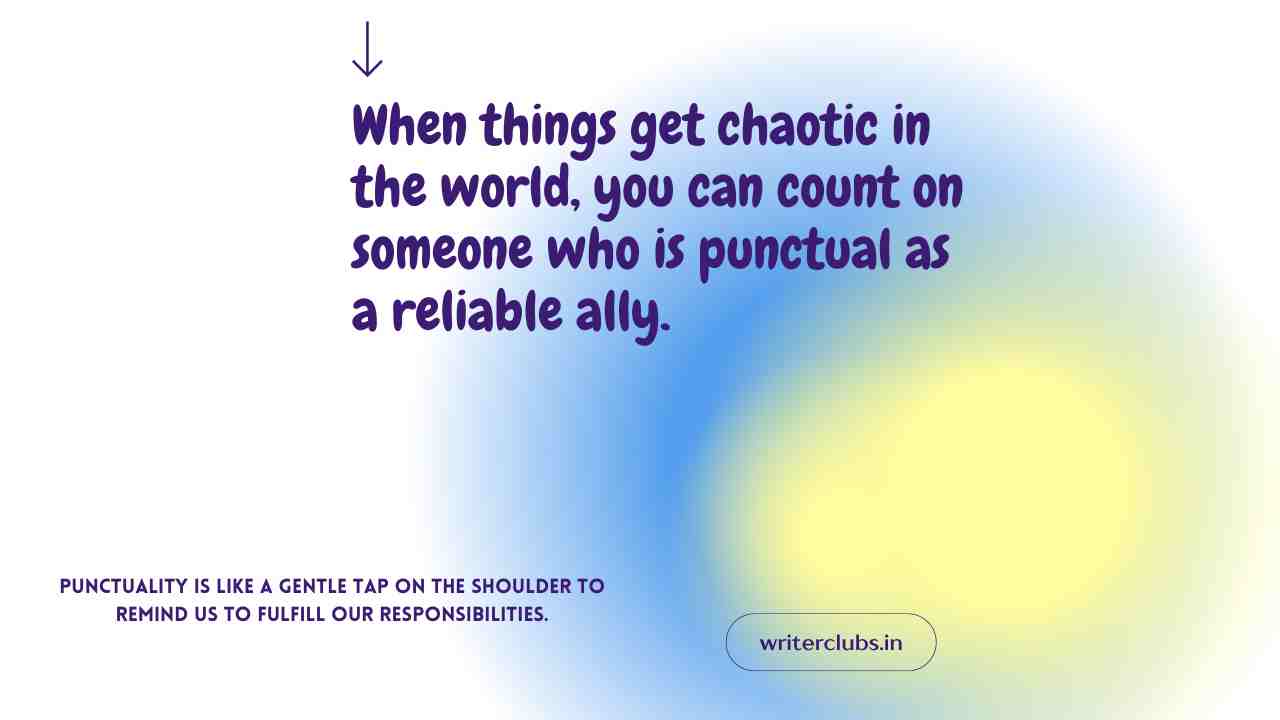 Punctuality quotes and captions
