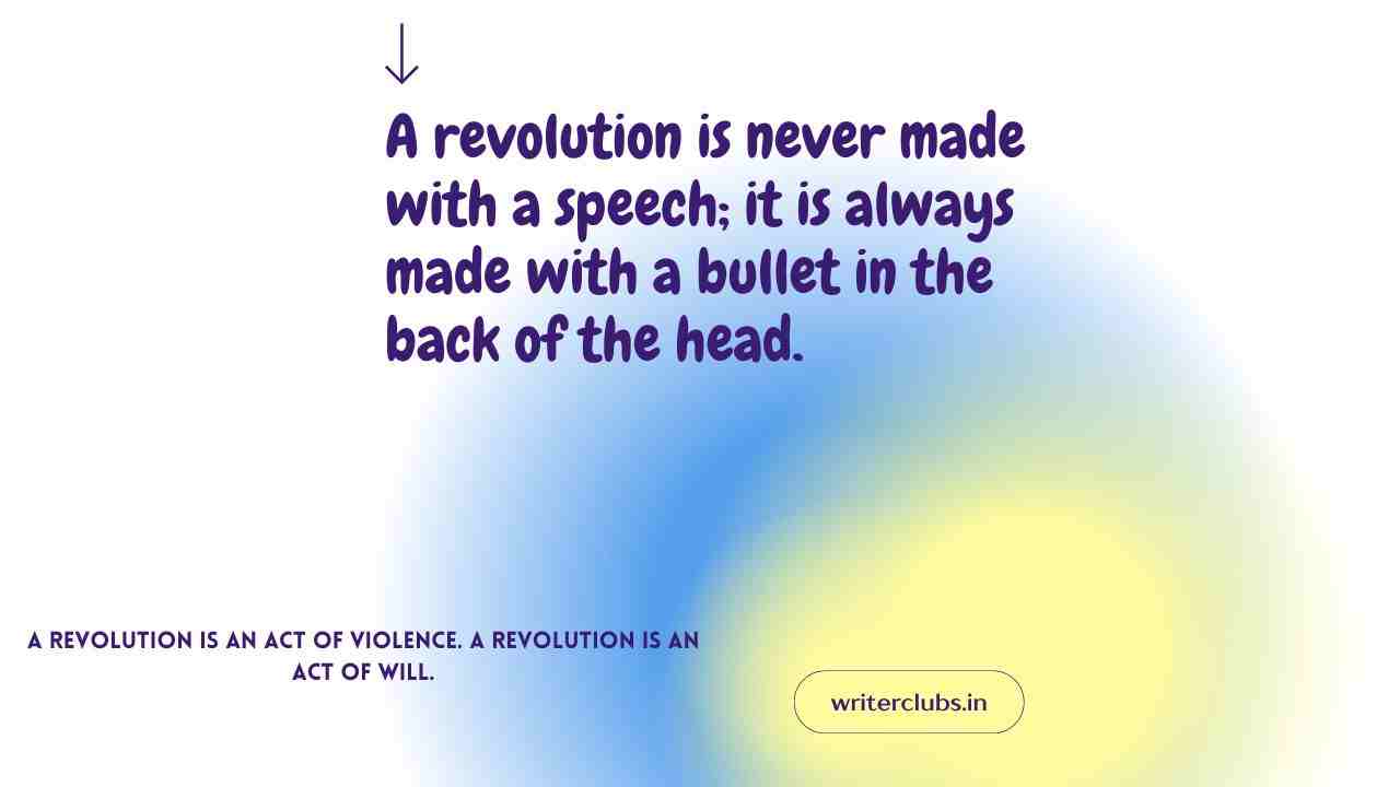 Revolution quotes and captions 