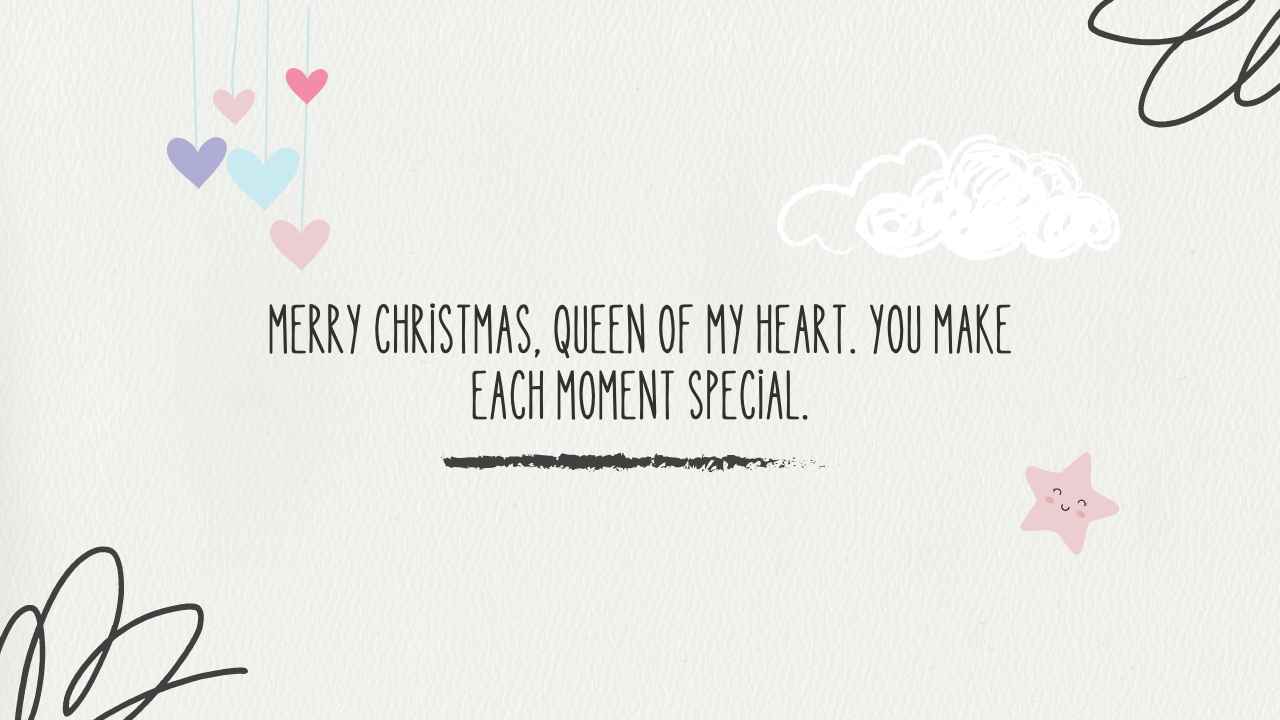 Romantic Merry Christmas Wishes for Girlfriend