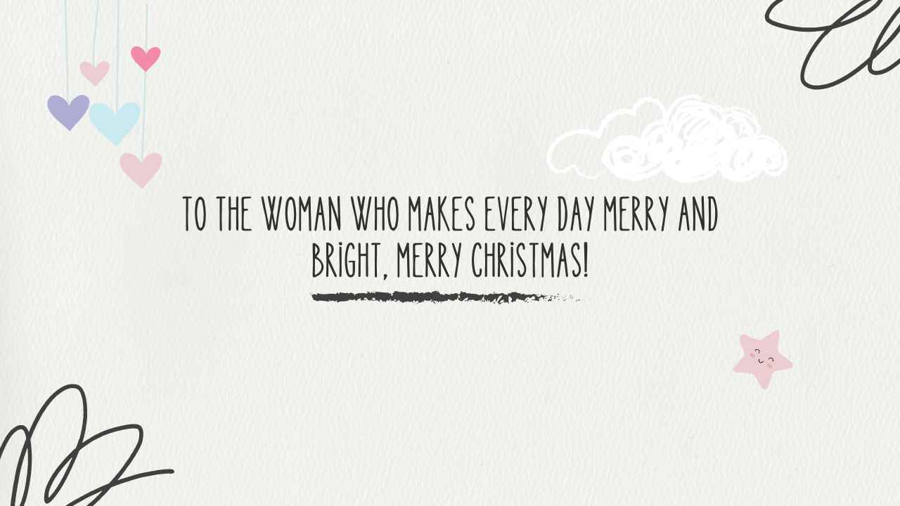 Romantic Merry Christmas Wishes for Wife