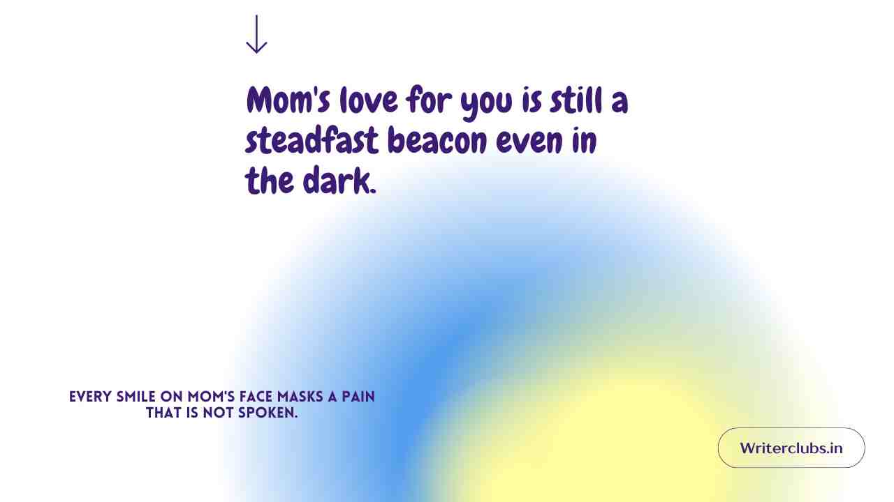 Sad Mother Quotes 