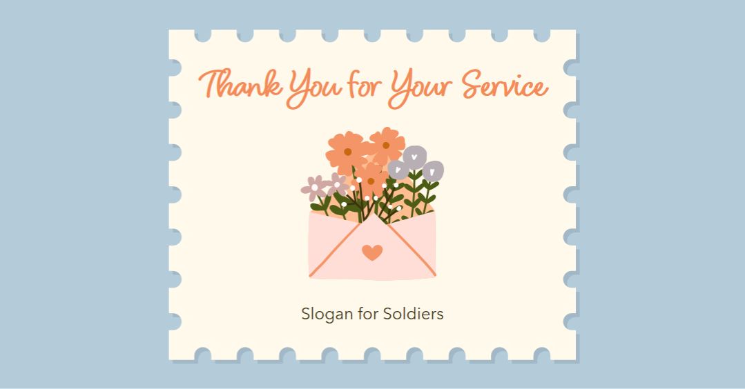 Slogan for Soldiers thumbnail 