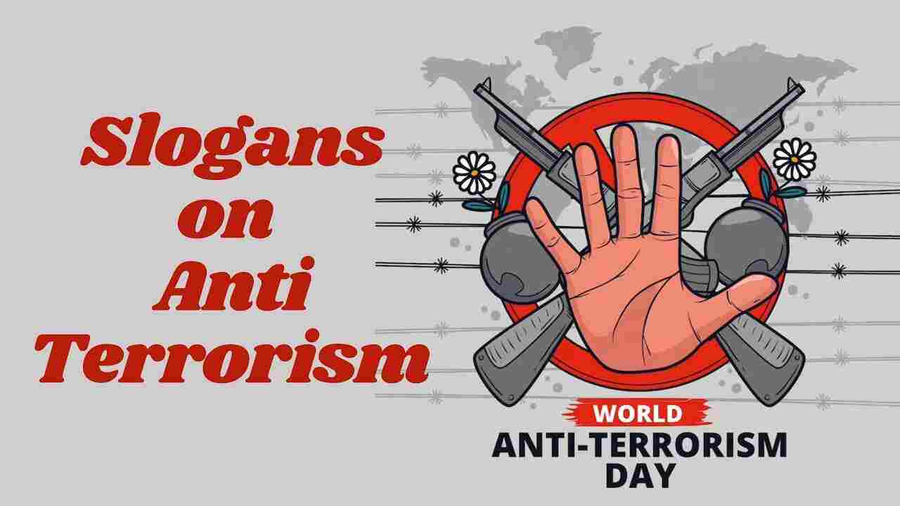 Slogans On No Terrorism