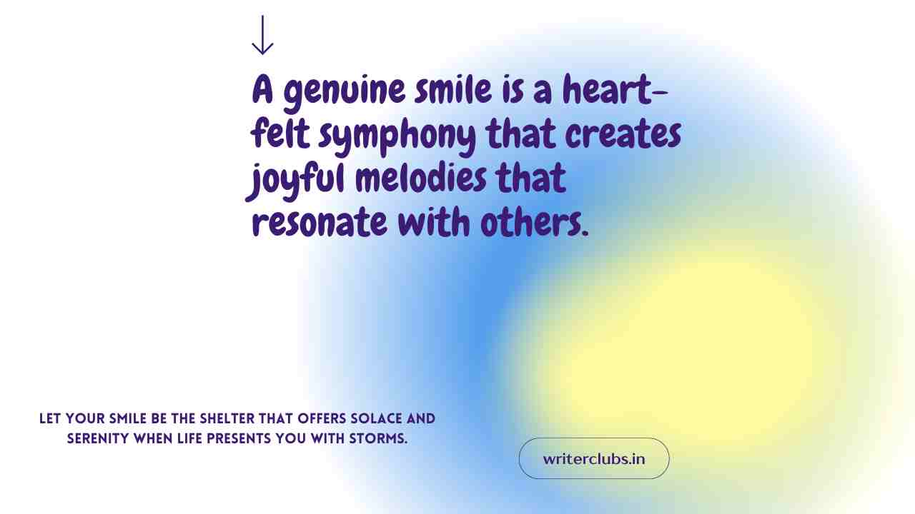 Smile quotes and captions
