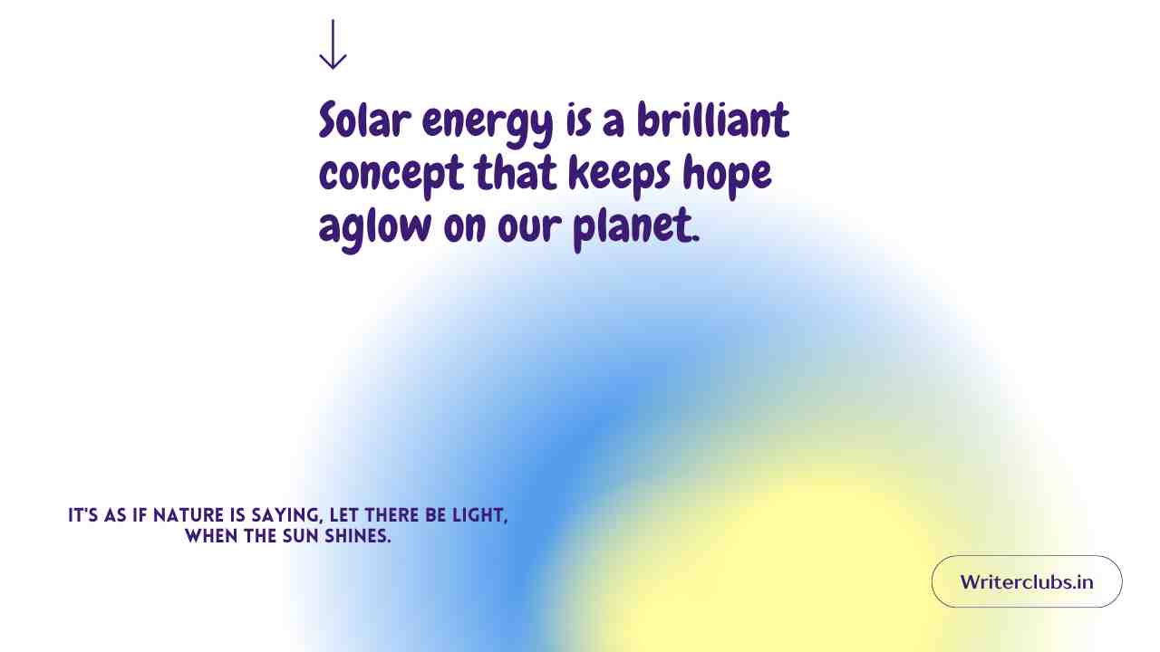 Solar Energy Quotes