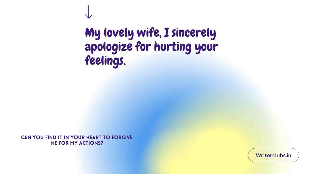 Sorry Quotes for Wife 