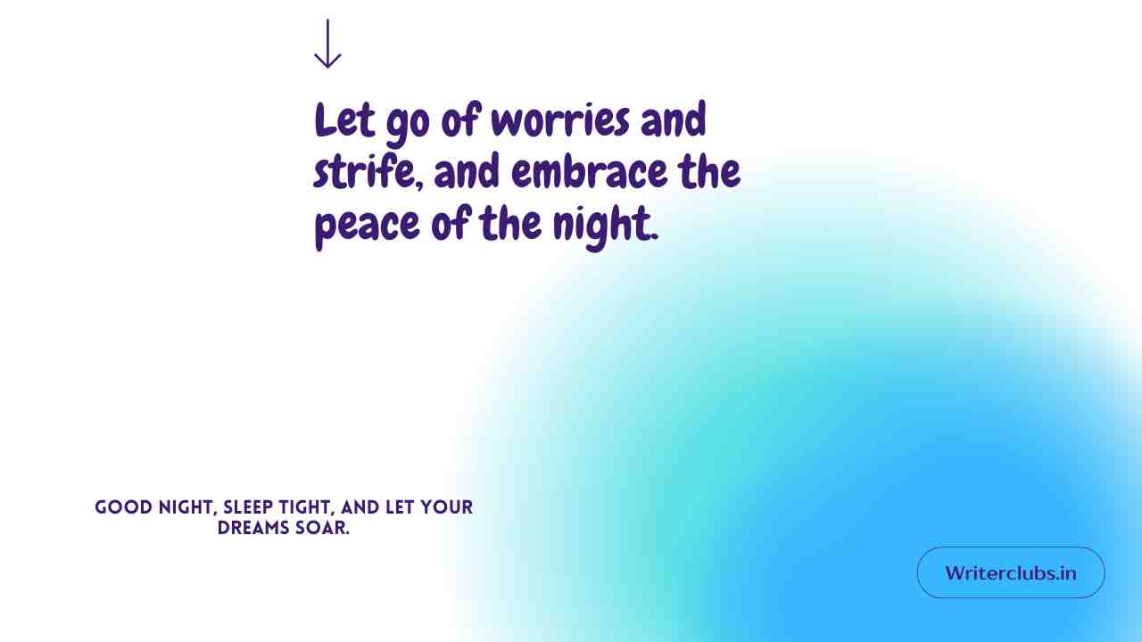 Spiritual Inspirational Good Night Quotes 