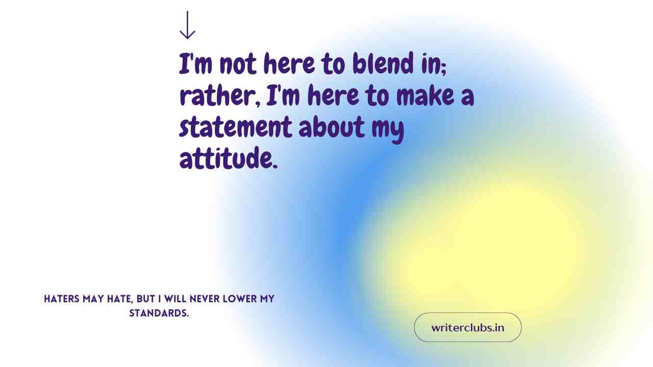 Swag quotes on attitude