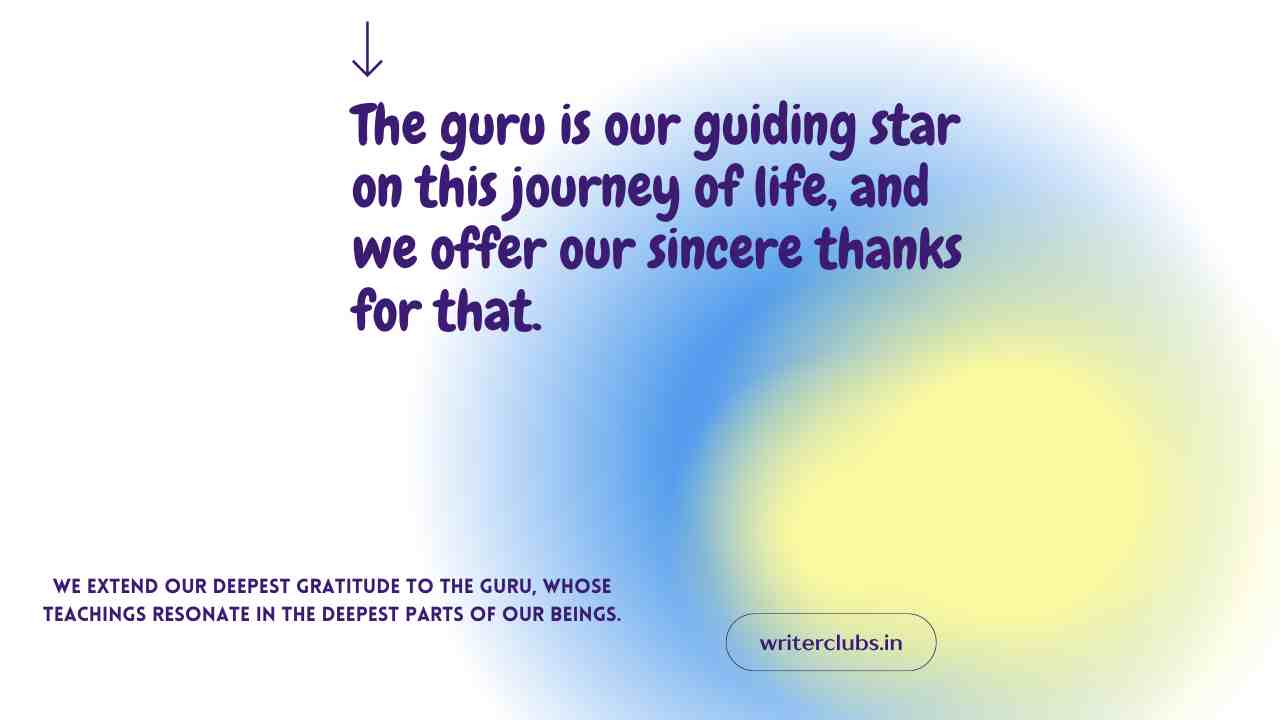Thank you guru quotes and captions 