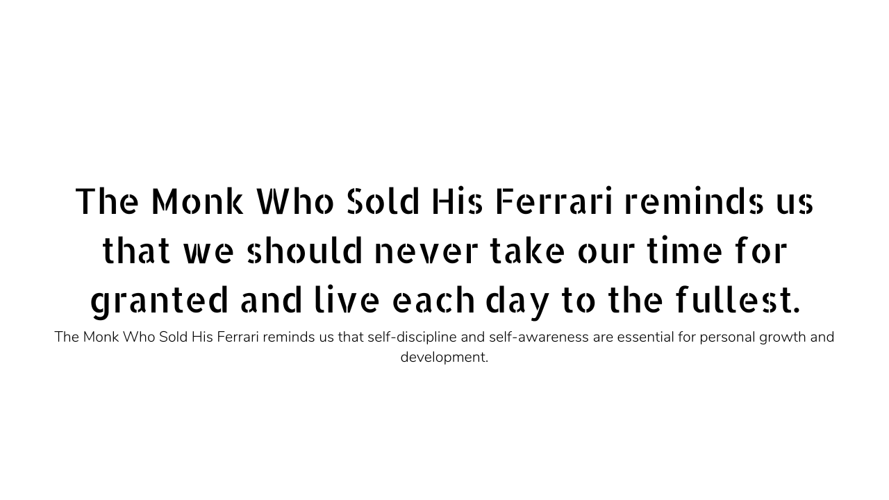 The monk who sold his Ferrari quotes 