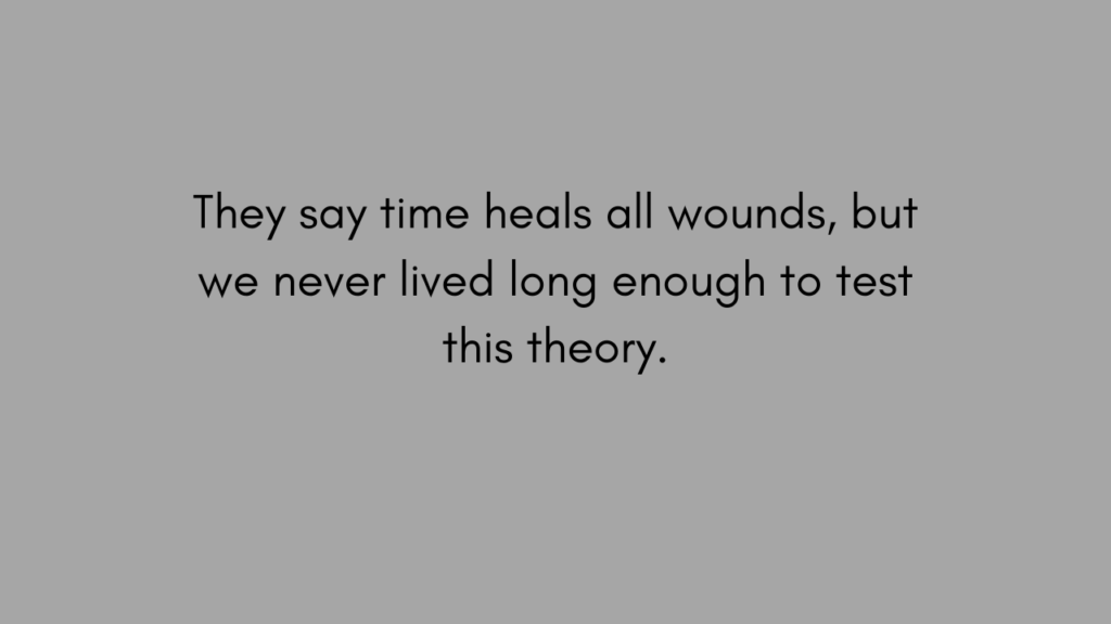 Time Heals Everything Quote to share on instagram 
