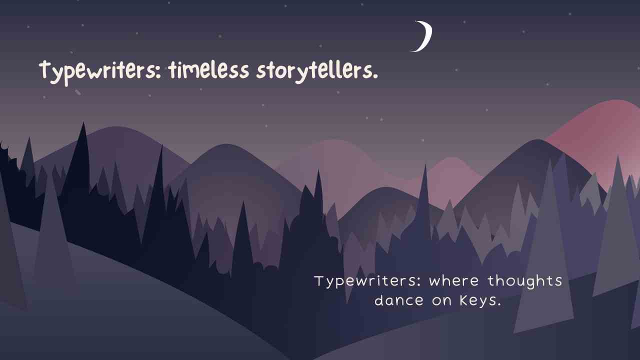 Typewriter Quotes 