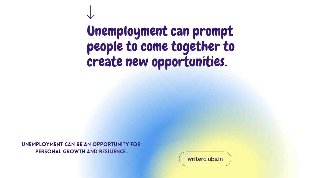 Unemployment quotes and captions