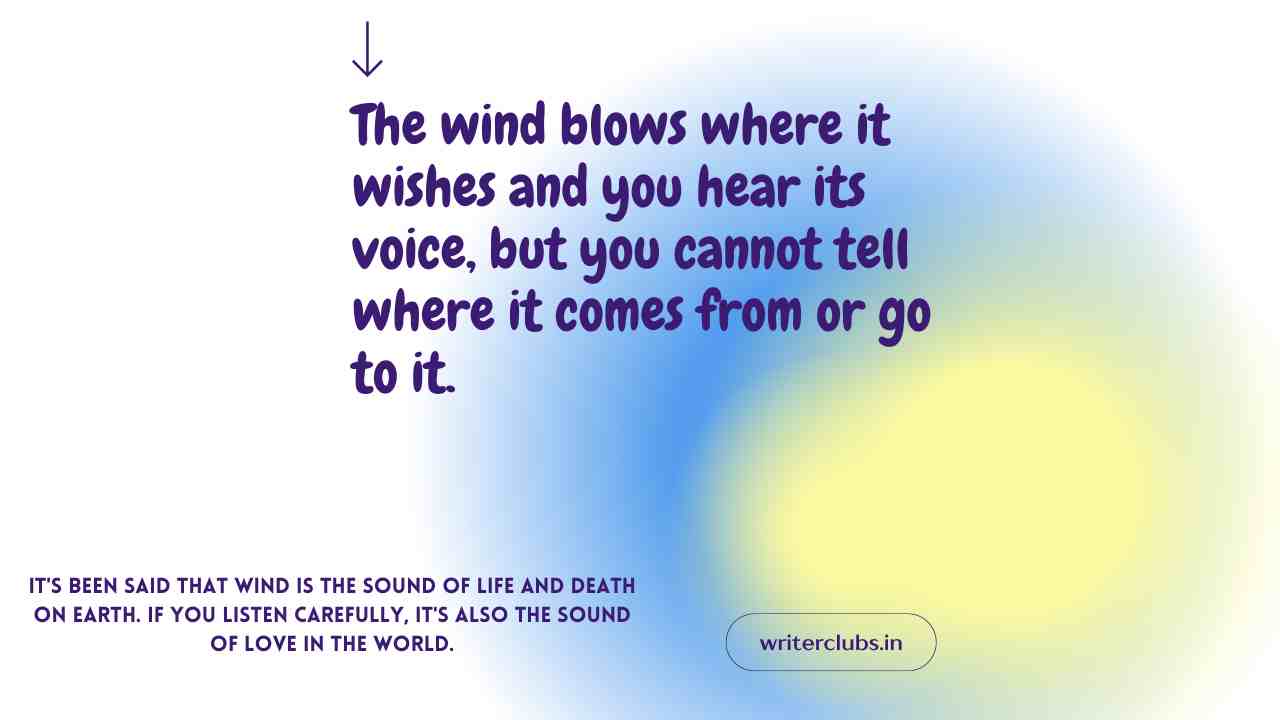 Wind quotes and captions 