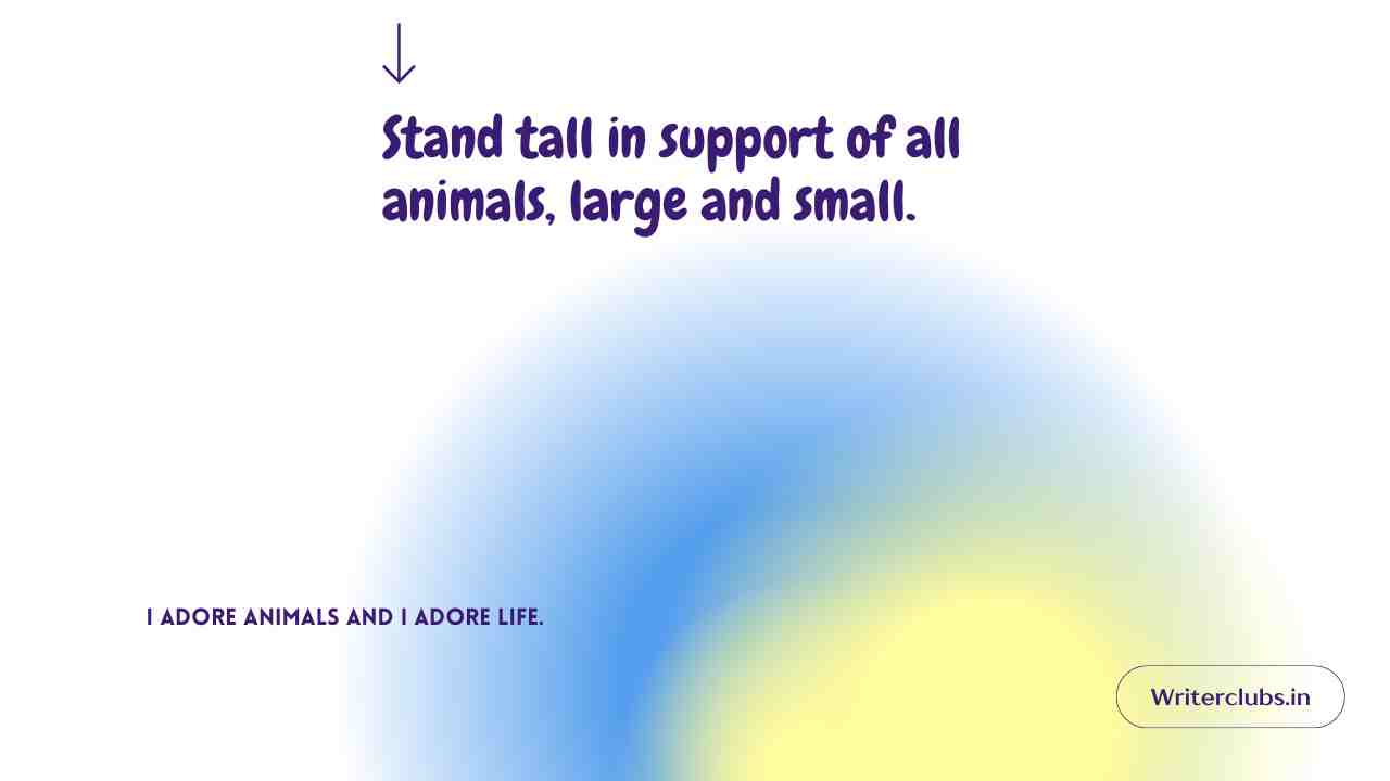 World Animal Day Slogans 