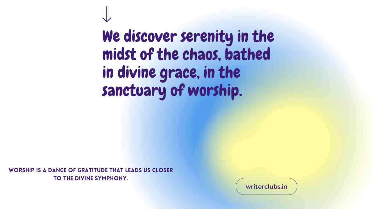Worship quotes and captions 