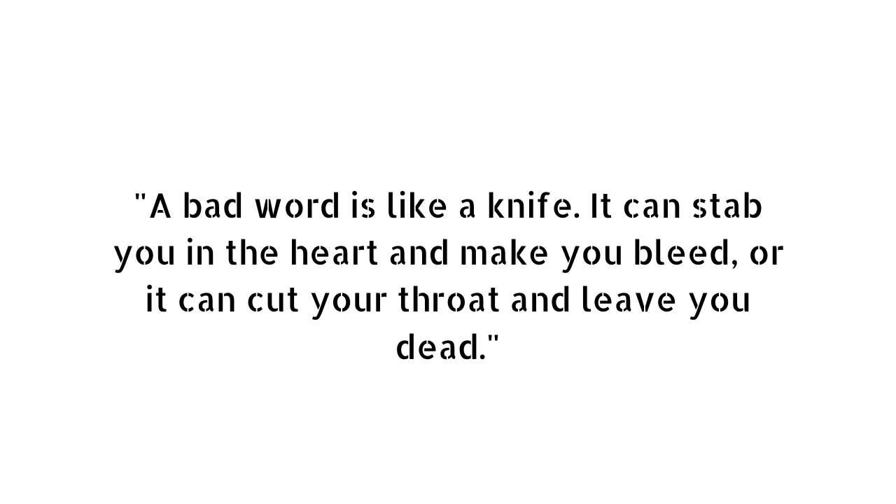 bad word quotes 