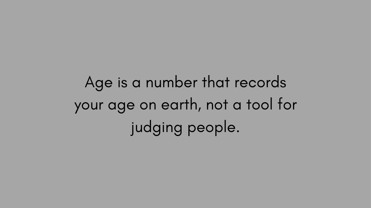 Age Is Just A Number Quotes - Homecare24
