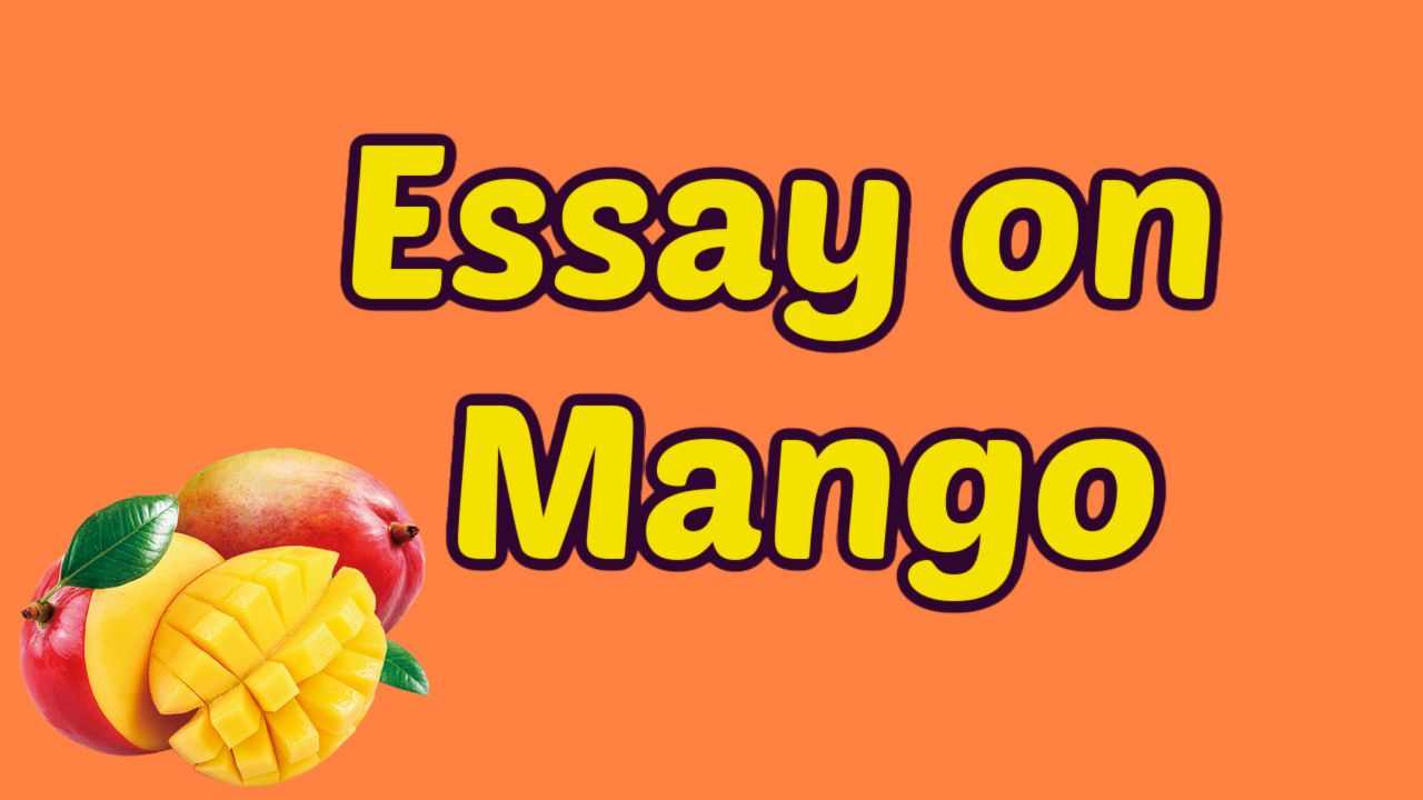 five lines essay on Mango