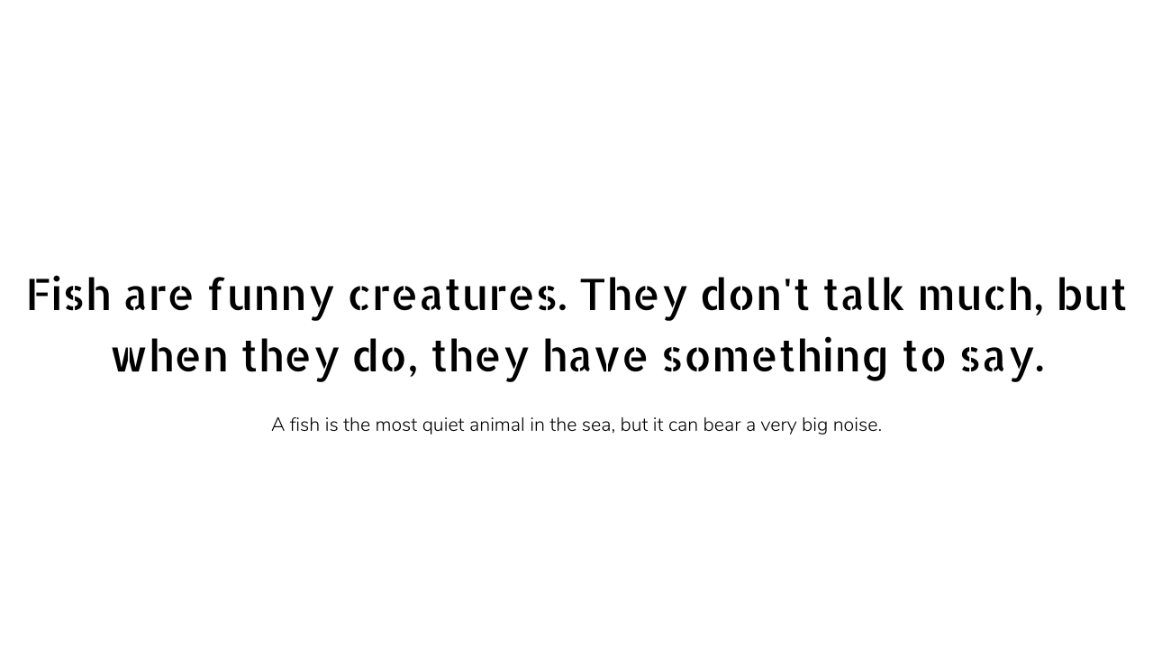 Funny quotes about fish 