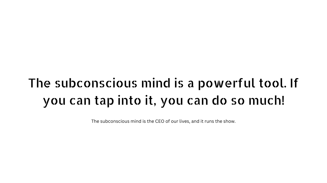 subconscious mind quotes and captions 